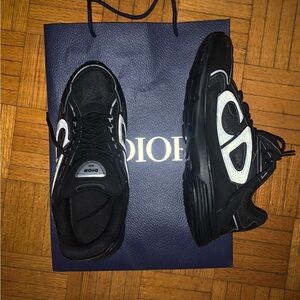 Dior Black and White Men's Sneakers